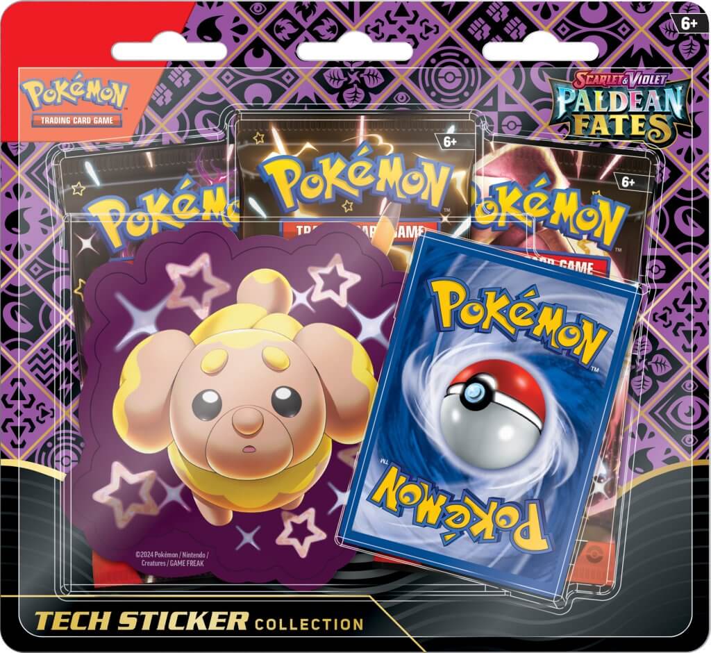 POKÉMON TCG Scarlet & Violet 4.5 Paldean Fates Tech Sticker Blister (Pre-Order Only)