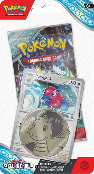POKÉMON TCG Scarlet & Violet 7 Stellar Crown Checklane Blister (Pre-Order Only)